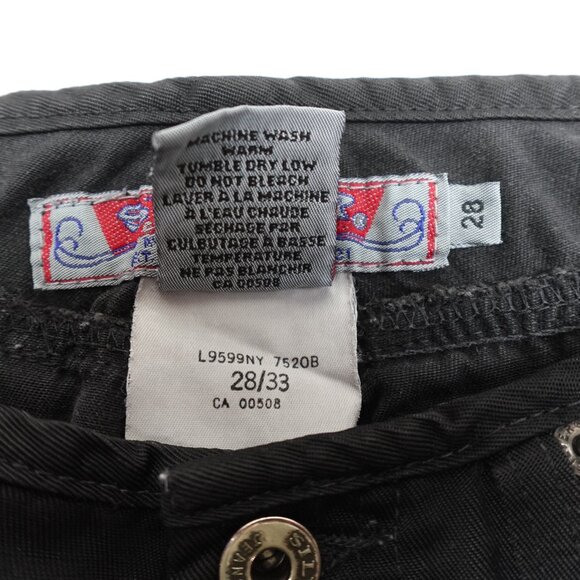 Vintage Silver Jeans Flare Bootcut Cargo Pants Women's 28 Made in Canada 90s - Picture 4 of 14